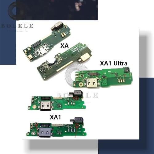 For Sony Xperia XA F3111 F3112 XA1 G3121 XA1 Ultra XA1U USB Charge Port Dock Connector Plug Charger Board Charging Flex Cable