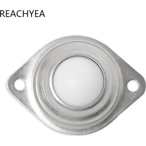 4PCS/lot Flange Mounted 5/8" Ball Transfer Bearing Unit Conveyor Roller Wheel Nylon Ball CY15A