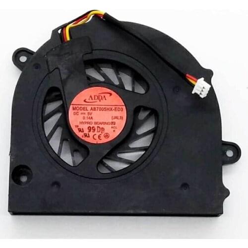 ADDA AB7005HX-ED3 DC 5V 0.14A JAL3 Notebook CPU Cooling Cooler Fan For Toshiba L500 L505 L505D L550 L550D L555 For