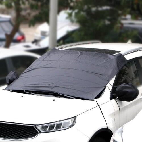 Car Auto Windshield Snow Cover Visor Window Cover Waterproof Ice Frost Sunshade Protector Car Automobile Winter Snow Shield
