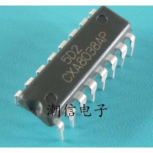 Free shipping new%100 new%100 CXA8038AP DIP-16