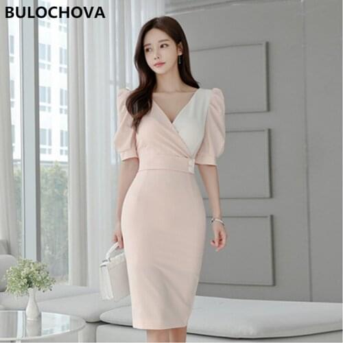 BULOCHOVA Summer Dresses With Sleeves