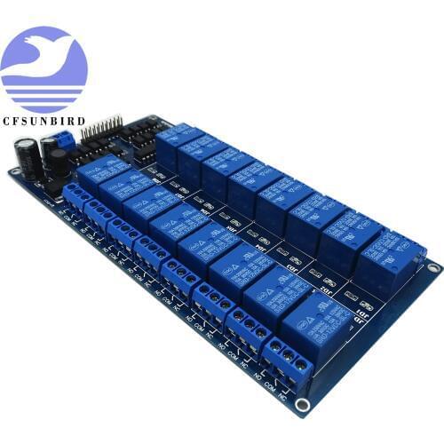 CFsunbird 16 Channel Relay 12V 5V Module Opto-couple for UNO MEGA2560 R3 Raspberry Pi 8051 AVR PIC,DSP ARM, ARM