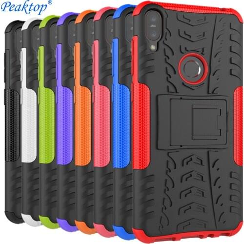 Peaktop For Zenfone Max Pro M1 ZB601KL Case PC+TPU Armor Case Heavy Duty Kickstand Cover For Asus Zenfone Max Pro M1 ZB602KL