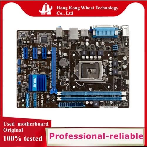 For ASU P8H61-M LX R2.0 Motherboard Socket LGA 1155 DDR3 SATA2 For Intel H61 Original Desktop Used Mainboard