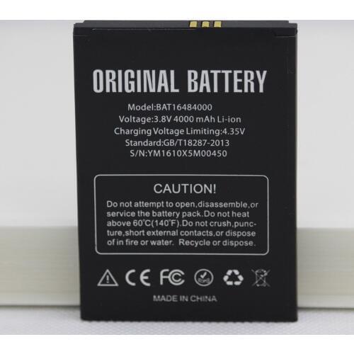 For DOOGEE X5 Max BAT16484000 Pro 4000mah Mobile phone Lithium replacement Battery
