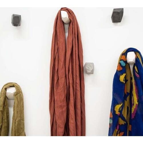 Concrete Wall hanger Molds Silicone concrete hook molds rock design hook molds DIY resin molds