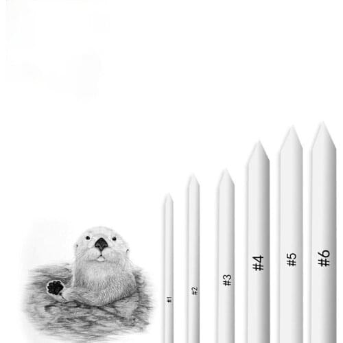 6PCS/lot Professional Wood Drawing Sketch Pencil Soft Pastel Colored Pencils Charcoal Pen Student Drawing Sketch Art Supplies