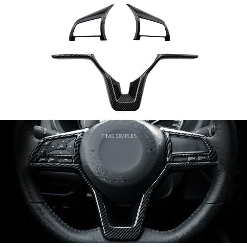 Car Steering Wheel Switch Button Cover For Nissan Xtrail T32 Rogue Note Qashqai J11 Versa Juke Micra Kicks Leaf Sentra 2017-2020