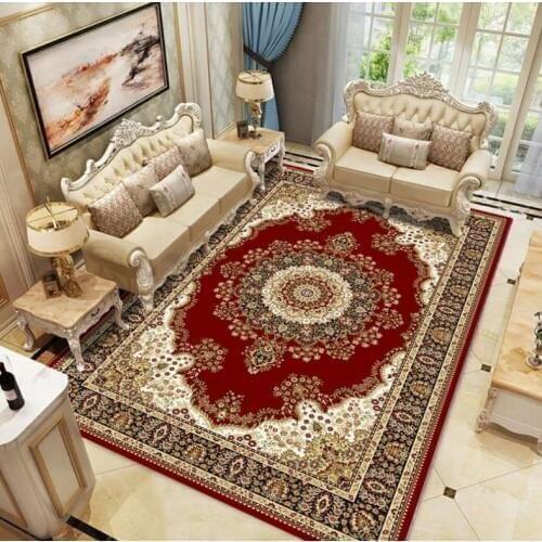 Persian Style Carpet Living Room Nordic Carpet Bedroom Sofa Coffee Table Morocco Rug Study Room Floor Mat Home Decor Vintage Rug