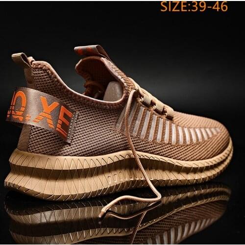 Summer Breathable Sport Shoes Men Lightweight Running Jogging Sneakers Zapatillas Hombre Size 39-46 Mens Trainers Fashion 2021