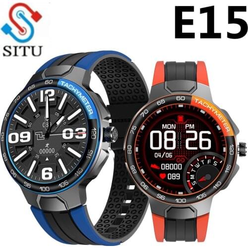 SITU E15 Smart Watch Men Heart rate and blood pressure detection IP68 Waterproof Weather Smartwatch watches PK P8 L5 L8