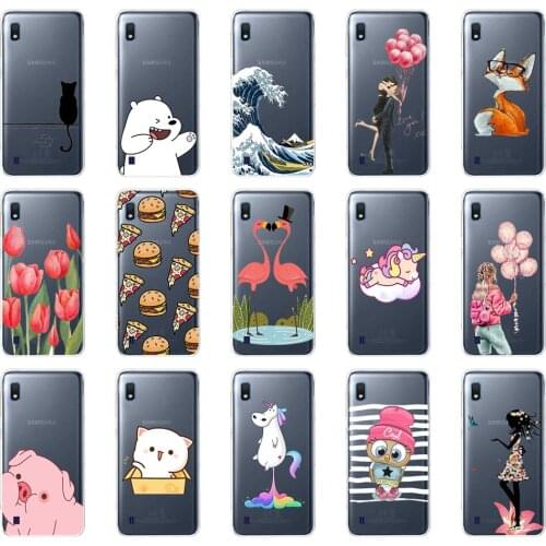 For Samsung Galaxy A10 Case Soft Silicone Phone Case For Samsung Galaxy A10 A 10 A105F A105 TPU Cases Cover Funda couqe