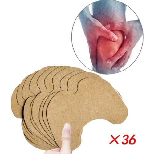 36PCS New Knee Plaster Sticker Wormwood Extract Knee Joint Ache Pain Relieving Paster Knee Rheumatoid Arthritis Body Patch