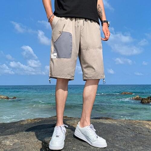 New Summer Casual Shorts Mens Fashion Style Short Trousers Beach Knee-Length Pants Breathable Boardshorts Tops Sweatpants M-4XL