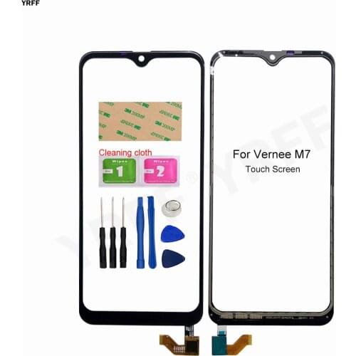 New Glass Panel Lens Sensor For Vernee M7 Touch Screen Digitizer Assembly Repair parts Free Shipping