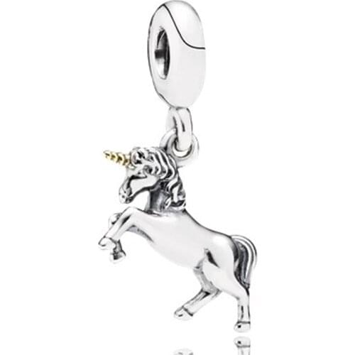 New S925 Sterling Silver Charm Necklace Pendant Womens European and American All-round