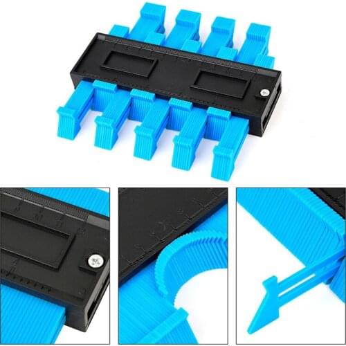 Plastic Contour Gauge Profile Copy Contour Gauges Standard Wood Marking Tool Tiling Laminate Tiles Tools Profile Measuring Tools