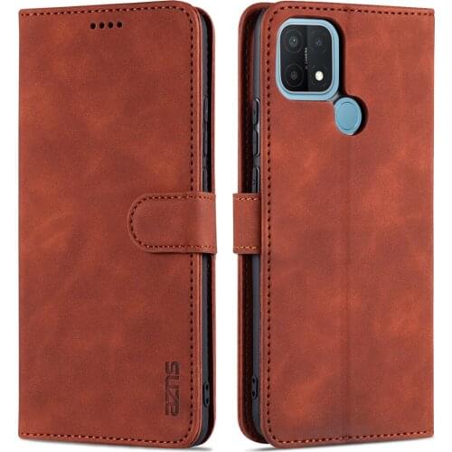 Durable Wallet Leather Case Cover For OPPO A15 Case A35 4G Phone Cases Stand Flip Protective Cover Funda