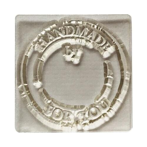 Handmade by Silicone Clear Seal Stamp DIY Scrapbooking Embossing Photo Album Decorative Paper Card Craft Art Handmade Gift 090C