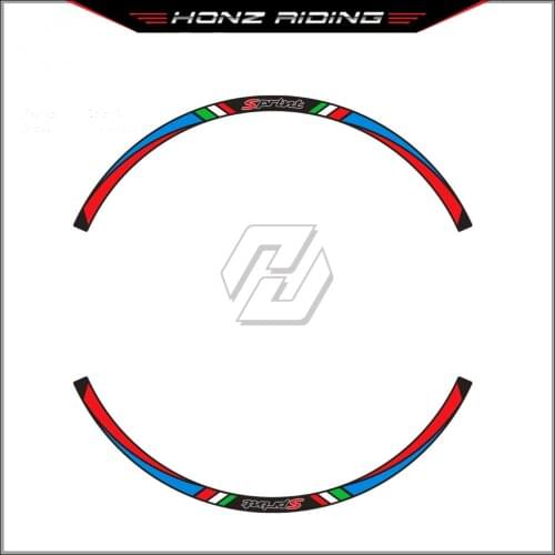 For Piaggio Vespa Sprint 50 150 150S 12 Inch Rim Decals Scooter 12" Wheel Reflective Sticker Kit