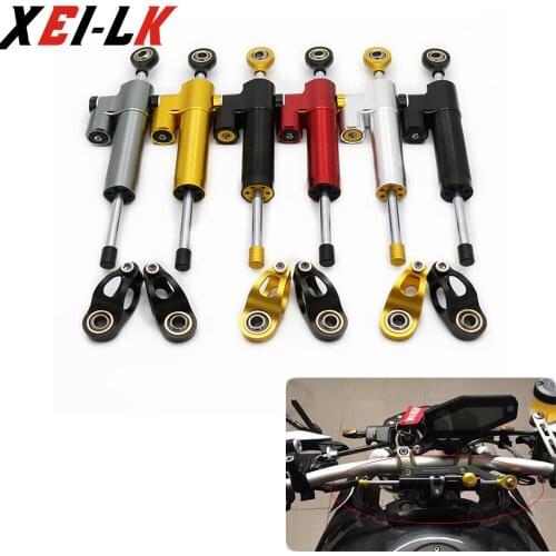 XEILK Universal Motocycle Damper Steering Stabilize Safety Control For Yamaha MT07 MT-07 MT-09 MT 07 YZF R1 R6 FZ1 XJR1300 CNC