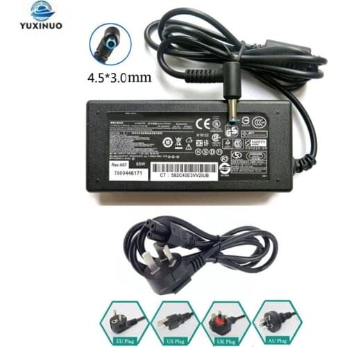 19.5V 3.33A 65W 4.5*3.0mm AC Power Laptop Adapter Charger for HP Chromebook 11 G4 EE, 11 G5 EE, 14 G3 246 G4 248 Envy 17 6 14