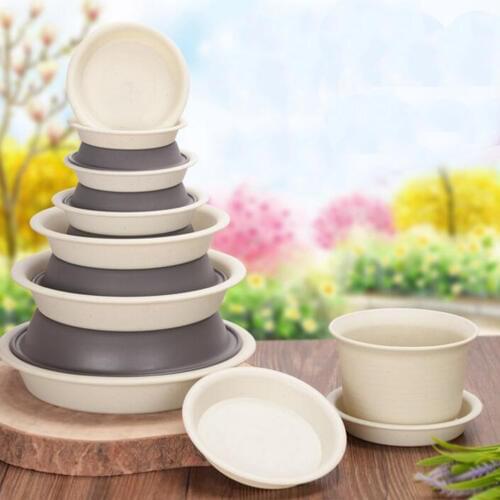 1PC 18*80mm Round Plastic Flower Pot Tray PDT01 Blue merle Brown