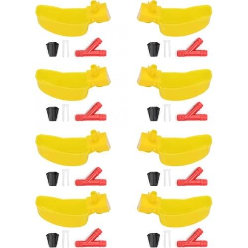 12Pcs Bird Automatic Drinking Hanging Cup for Quail Cage Birds Feeding Equipments Water Feeder Pet Hanging Drinking Tool