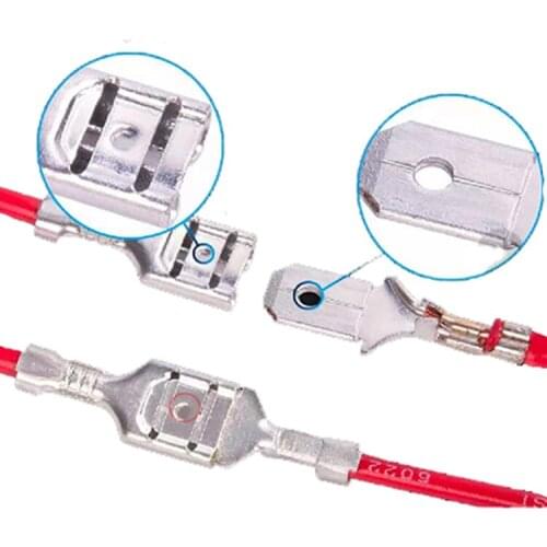 270PCS Plug-In 2.8/4.8/6.3mm sheathed insulated male bus connector crimping wire tinned wire and cable connector matching kit