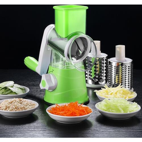 3 In1 Multifunctional Vegetable Cutter Slicer Round Slicer Manual Vegetable Cutter Slicer Vegetable Spiralizer Potato Slicer