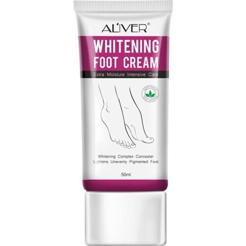 Aliver Whitening Moisturizing Treatment Foot Cream Hydrating Smooth Delicate Foot Skin Care