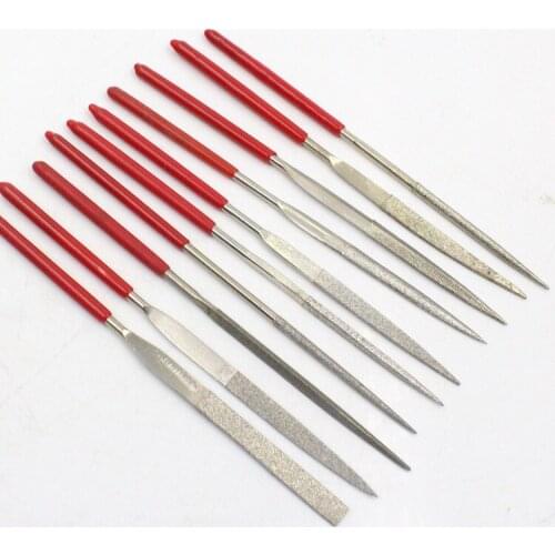 10PCS/Set #120 3x140 Diamond Mini Needle File Set Handy Tools Ceramic Crafts Wood DIY Tool