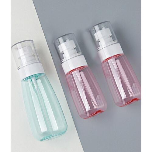UPG Spray Bottle Sunscreen Small Spray Pot 30ml/60ml/80ml/100ml U-Shaped Perfume Storage Bottle Transparent Cosmetics Press Can