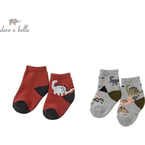 DB15693 dave bella winter fashion baby boys cartoon sock children boy socks