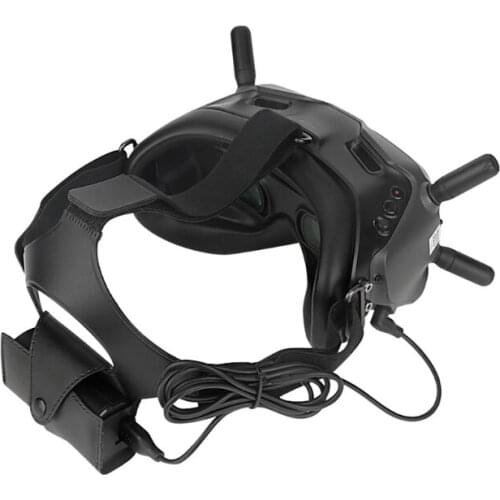 Battery Holder Back Clip Mount Case Bag for FPV V2 Glasses Drone Accessory