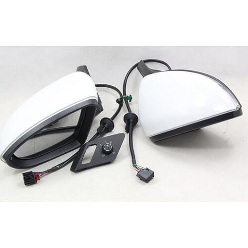 PAIR Auto folding mirror electric folding side mirrors with light FOR Volkswagen VW Golf 7 mk7 5GG 857 507 A + 5GG 857 508 A