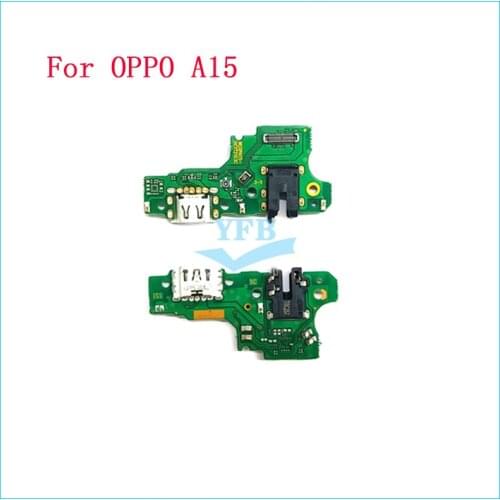 USB Charging Board Port Dock Flex Cable For Oppo A15 USB Charge Port Board Flex Cable Ribbon Repair Parts