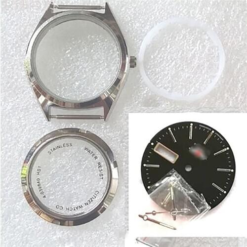 36mm Metal Wrist Watch Case Kit Spare Part for 8200 Movement Accessories