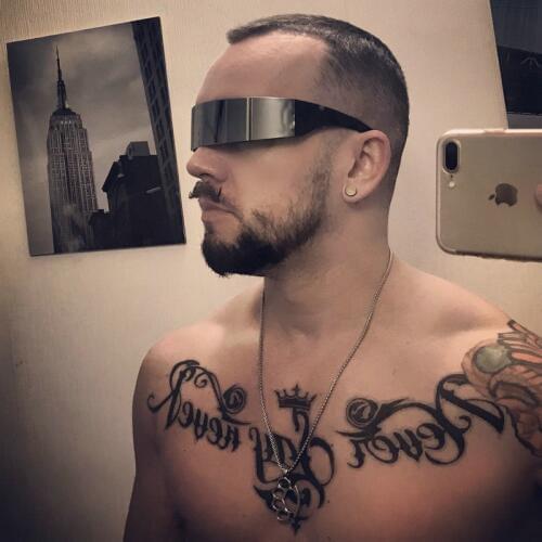 Hairband Hairband High Quality Mens Sunglasses Womens Square Brand Designer Mirror Retro Oval Silver Sunglasses UV400 Male NX