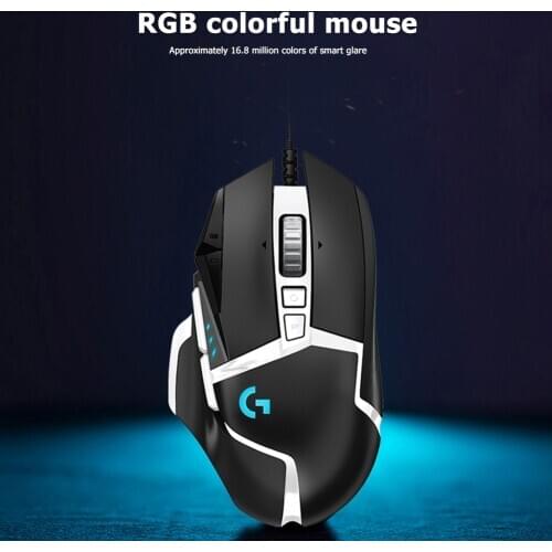 Programmable Mouse 16,000DPI Adjustable SE RGB Optical HERO Sensor for Logitech G502 Household Computer Accessories