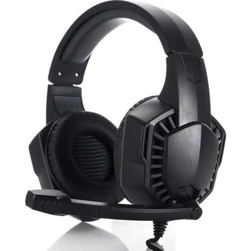 Wired Headset On Ear Headphones 3.5mm with Mic Volume Control Over Ear Noise Cancelling Gamer Headphones Gaming Earphone