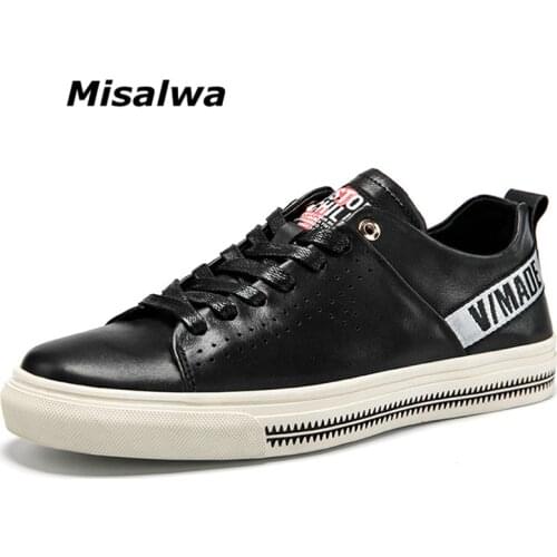 Misalwa Genuine Leather Young Men Casual Shoes Unique Sneakers Men Loafer Shoes Fashion Waterproof High Quality Men Flats Beige