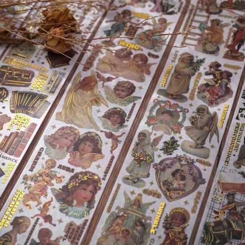 Vintage Washi Tape Old Times Fashion Antique Masking Decorative Tapes For Diy Crafts Arts Journal Planners Scrapbooking Adhesive