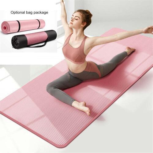 10MM 15MM Yoga Mat NRB Non-slip Mats For Fitness Extra Thick Pilates Gym Exercise Pads Carpet Yoga Pad Esterilla Tapete Mat 127A