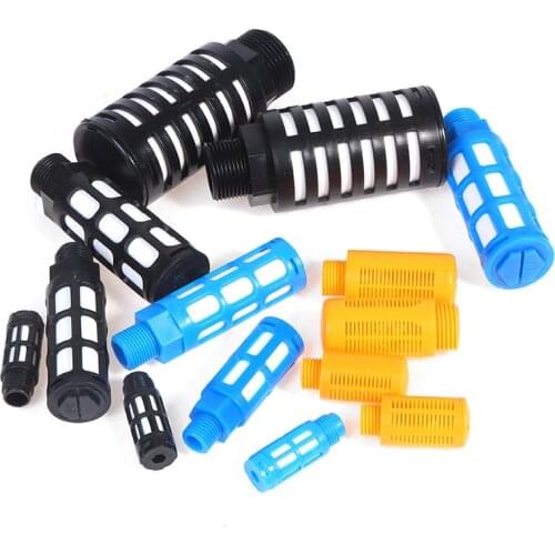 10pcs Pneumatic Male Thread Absorb Noise Filter Air Silencer Plastic Exhaust Muffler Air Cylinder Air Tools Easy To Install