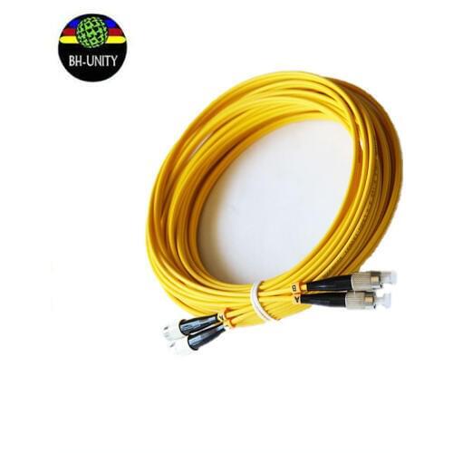 4pcs for dx5 printhead 4.2m Double Cores round Head Optical Fiber Cable for 1.8m gongzheng thunderjet inkjet printer