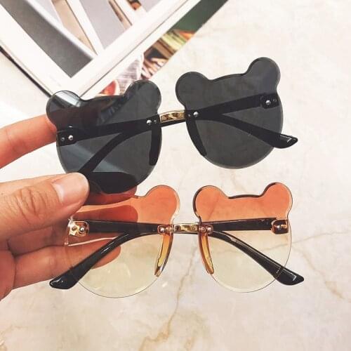 Childrens Sunglasses Bear Sunglasses Fashion Baby Sunglasses Glasses Trendy Girls Boys Cute Cartoon Anti-glare Anti-radiation