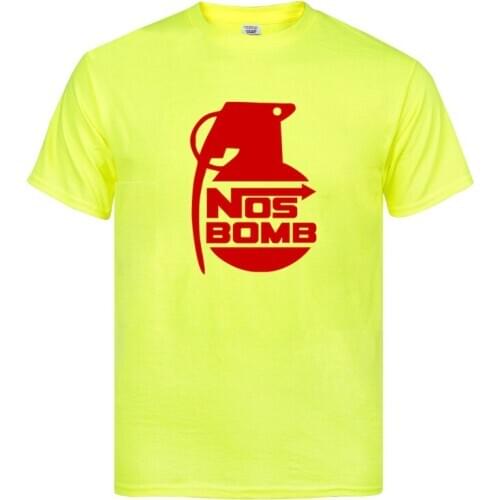 Hot SELL Man Short Sleeve Brand T-shirt Men NOS bomb Men T-shirt Summer Cotton O-neck Tees Tops