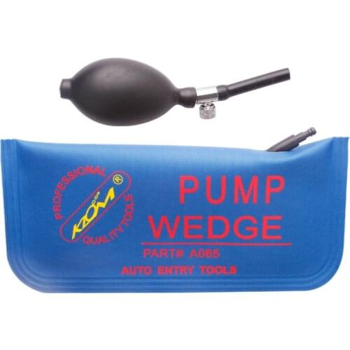 KLOM Blue PUMP WEDGE LOCKSMITH TOOLS Auto Air Wedge Lock Pick Open Car Door Lock Big Size 28*12 CM